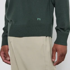 Polo Shirts|Dr. Martens PS Paul Smith Striped Merino Wool Polo Shirt - M