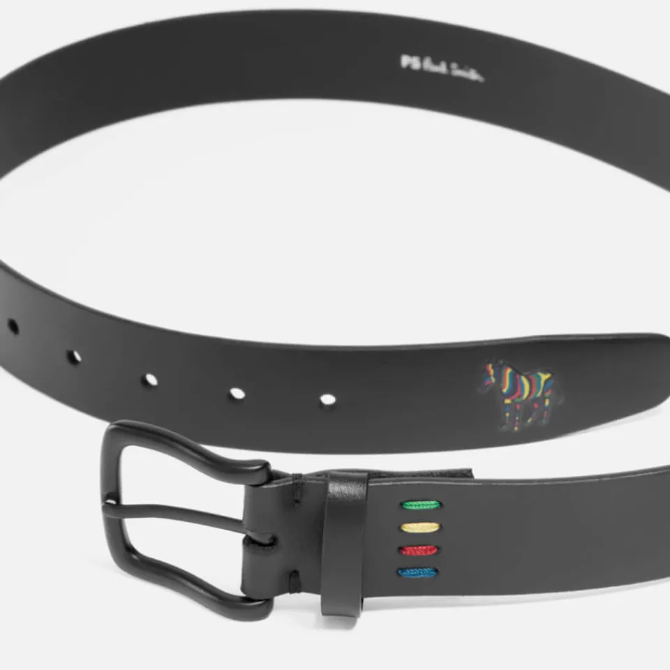 Belts|Dr. Martens PS Paul Smith Zebra Leather Belt - W32