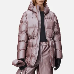 Jackets|Coats|Dr. Martens Rains Alta Long Coated Shell Puffer String W Jacket W3T4 - S