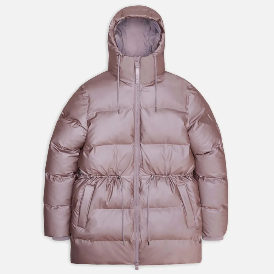 Jackets|Coats|Dr. Martens Rains Alta Long Coated Shell Puffer String W Jacket W3T4 - S