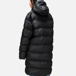 Jackets|Coats|Dr. Martens Rains Alta Long Coated-Shell Puffer Jacket - XS