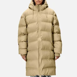 Jackets|Coats|Dr. Martens Rains Alta Long Coated-Shell Puffer Jacket - XS
