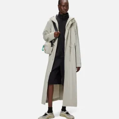 Jackets|Coats|RAINS Bold Longest W3 Matte Shell Jacket - M