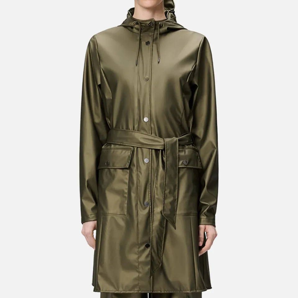 Jackets|Coats|Dr. Martens Rains Curve Matte Shell Long Jacket - XS