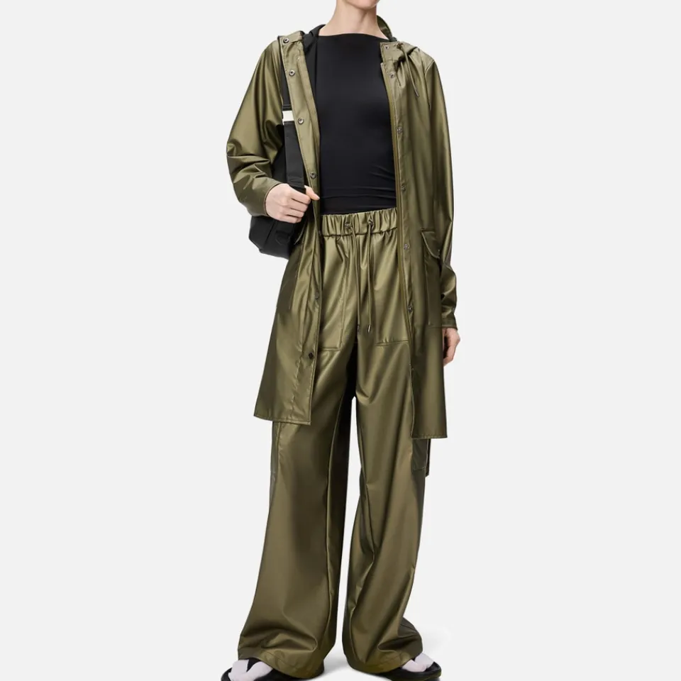 Jackets|Coats|Dr. Martens Rains Curve Matte Shell Long Jacket - XS