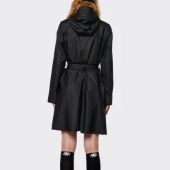 Jackets|Coats|RAINS Curve Patent Shell Jacket - XS