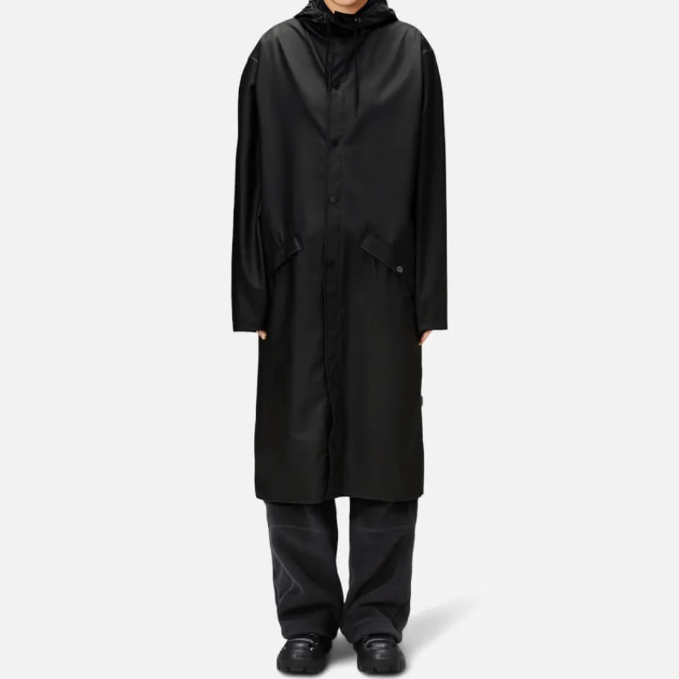 Jackets|Coats|Dr. Martens Rains Faux Leather Longer Jacket - XS