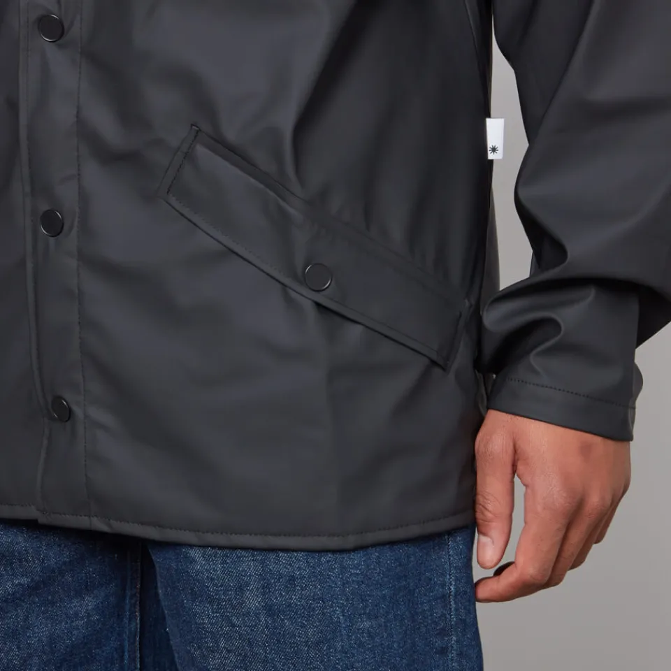 Jackets|Coats|Ganni RAINS Matte Shell Jacket - XS