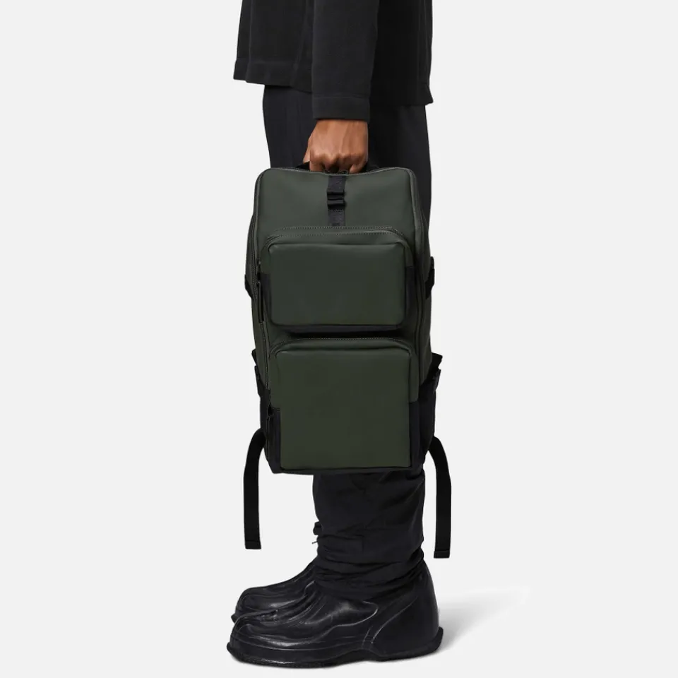 Bags|Holiday Bags|Dr. Martens RAINS Trail Coated Matte-Shell Cargo Backpack