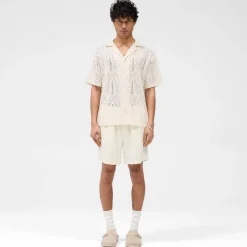 Shirts|Shirts|REPRESENT All Over Cotton-Blend Crochet Shirt - S
