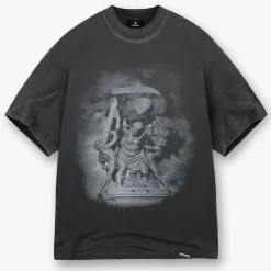 T-Shirts|T-Shirts|BOSS Orange REPRESENT Atlas Cotton-Jersey T-Shirt - S