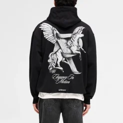 Sweatshirts|REPRESENT Elegance In Motion Cotton-Jersey Hoodie - XS