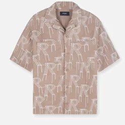 Shirts|Shirts|Birkenstock REPRESENT Logo-Embroidered Cotton-Poplin Overshirt - S