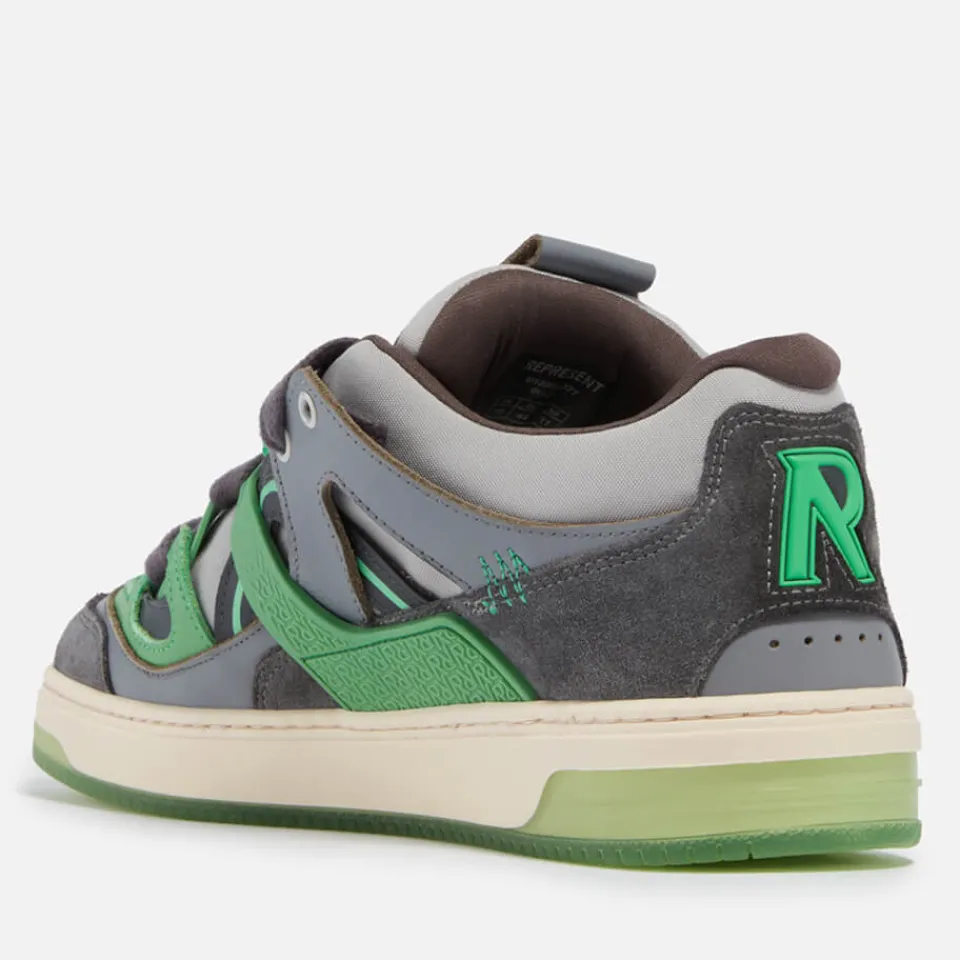 Trainers|Dr. Martens Represent Men's Bully Leather and Suede Trainers - UK 8