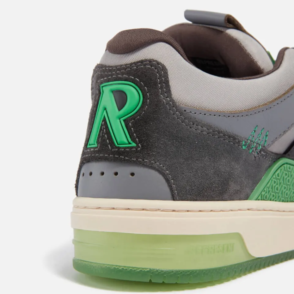 Trainers|Dr. Martens Represent Men's Bully Leather and Suede Trainers - UK 8