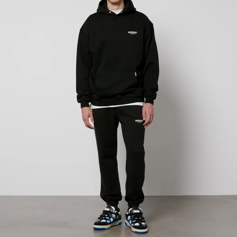Sweatshirts|Loungewear|REPRESENT Owner's Club Cotton-Jersey Hoodie - XS