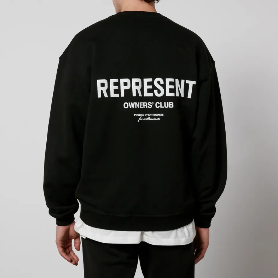 Sweatshirts|Sweatshirts|Maison Kitsuné REPRESENT Owner's Club Cotton-Jersey Sweatshirt - S