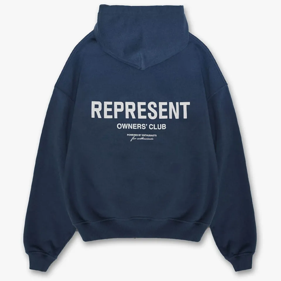 Sweatshirts|REPRESENT Owners Club Cotton-Jersey Hoodie - XS