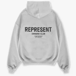 Sweatshirts|REPRESENT Owner's Club Cotton-Jersey Hoodie - XS