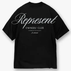 T-Shirts|T-Shirts|Calvin Klein REPRESENT Owners Club Script Cotton-Jersey T-Shirt - S