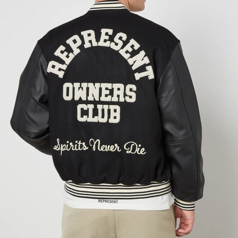Jackets|Coats|Dr. Martens REPRESENT Owners Club Wool-Blend Varsity Jacket - S