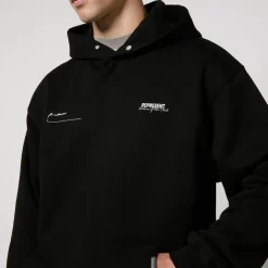 Sweatshirts|REPRESENT Patron Of The Club Cotton-Jersey Hoodie - L