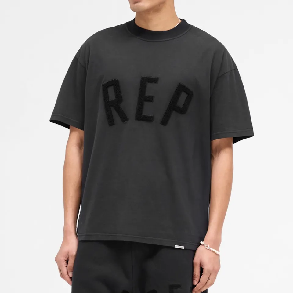 T-Shirts|T-Shirts|Anine Bing REPRESENT Rep Appliquéd Cotton-Jersey T-Shirt - S