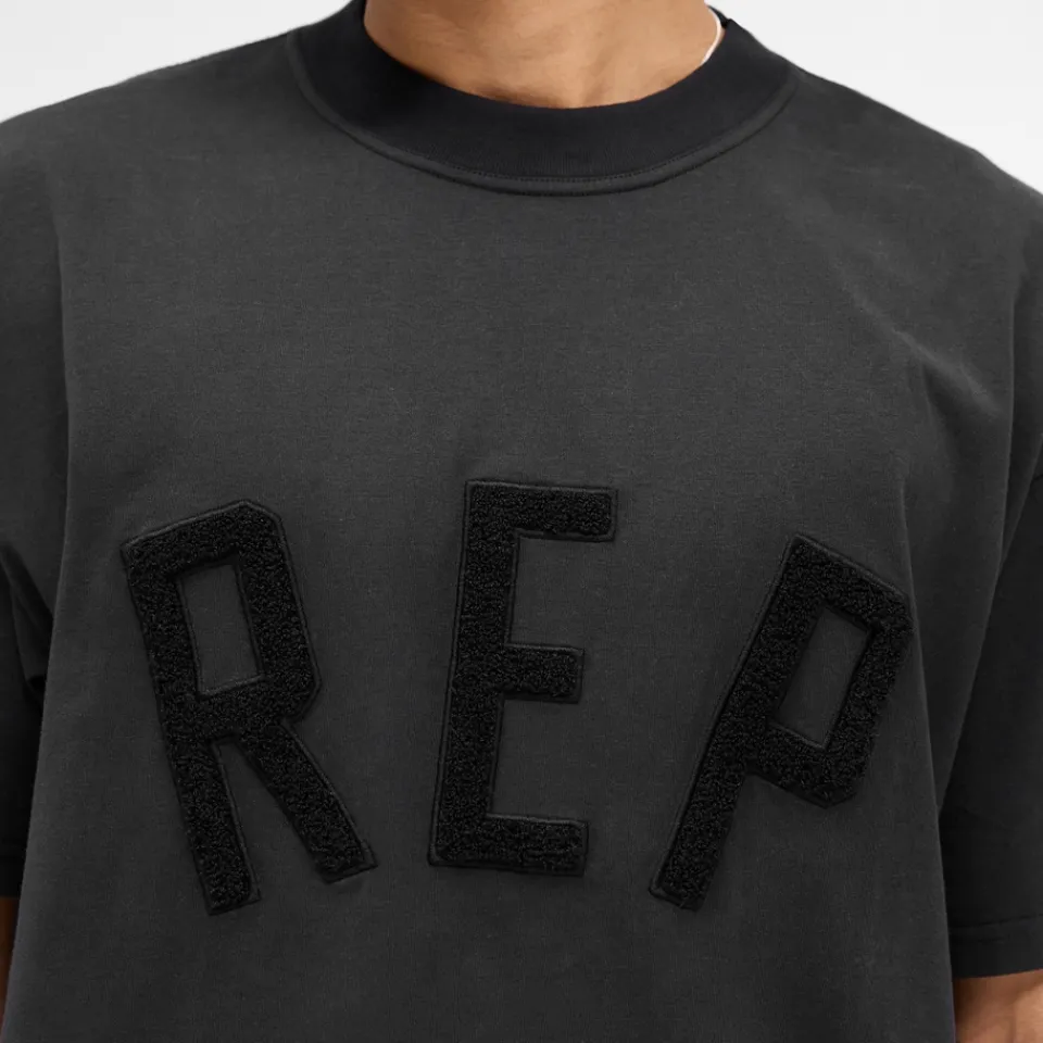 T-Shirts|T-Shirts|Anine Bing REPRESENT Rep Appliquéd Cotton-Jersey T-Shirt - S