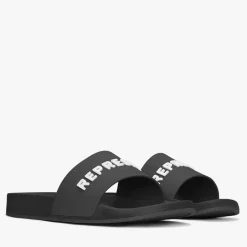 Sandals & Slides|Sandals|Lacoste REPRESENT Rubber Pool Sliders - UK 7