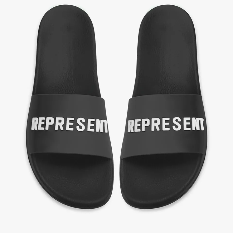Sandals & Slides|Sandals|Lacoste REPRESENT Rubber Pool Sliders - UK 7