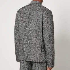 Jackets|Coats|Dr. Martens REPRESENT Tweed Double-Breasted Blazer - S
