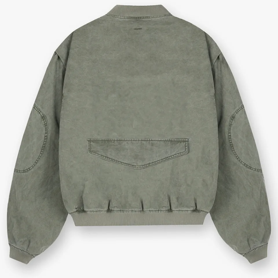 Jackets|Coats|REPRESENT Washed Cotton Bomber Jacket - S