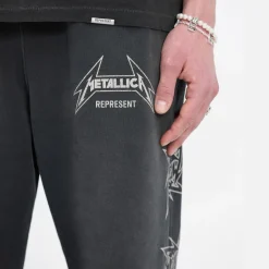 Trousers|Loungewear|Dr. Martens REPRESENT x Metallica 40 Year Anniversary Cotton-Jersey Joggers - S