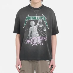 T-Shirts|T-Shirts|AMI REPRESENT x Metallica Justice Cotton-Blend Jersey T-Shirt - S