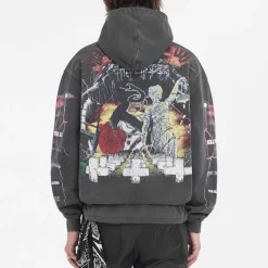 Sweatshirts|REPRESENT x Metallica Master Of Puppets Cotton-Jersey Hoodie - S