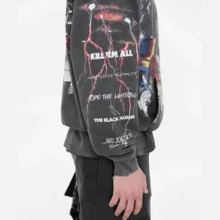 Sweatshirts|REPRESENT x Metallica Master Of Puppets Cotton-Jersey Hoodie - S