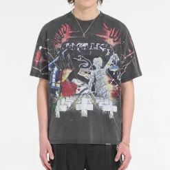 T-Shirts|T-Shirts|REPRESENT x Metallica Master Of Puppets Cotton-Blend T-Shirt - S