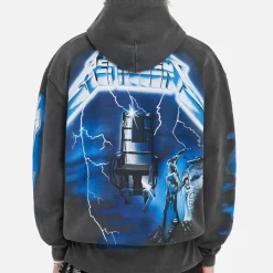 Sweatshirts|REPRESENT x Metallica Ride the Lightning Cotton-Jersey Hoodie - S