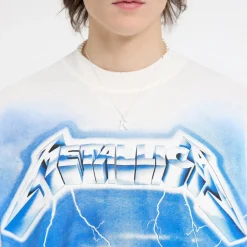 T-Shirts|T-Shirts|AMI REPRESENT x Metallica Ride The Lightning Cotton-Blend T-Shirt - S