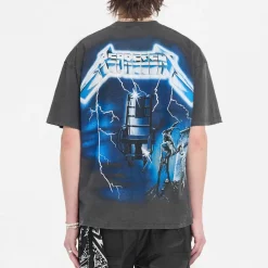 T-Shirts|T-Shirts|REPRESENT x Metallica Ride The Lightning Cotton-Blend T-Shirt - S