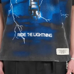 T-Shirts|T-Shirts|REPRESENT x Metallica Ride The Lightning Cotton-Blend T-Shirt - S