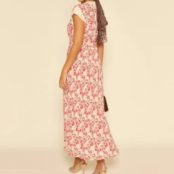 Dresses|Dresses|RIXO Amari Tulip Fields Floral-Print Crepe De Chine Dress - UK 12