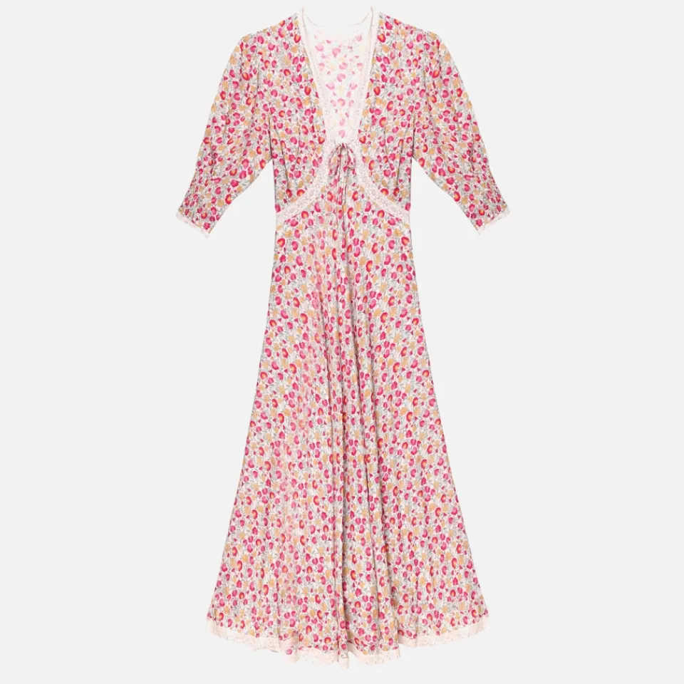Dresses|Dresses|Dr. Martens RIXO Amina Floral-Print Crepe Dress - UK 6