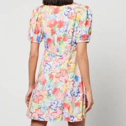 Dresses|Dresses|RIXO Anandi Floral-Print Woven Mini Dress - UK 16