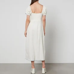 Dresses|Dresses|RIXO Briella Linen-Blend Dress - XL/UK 16