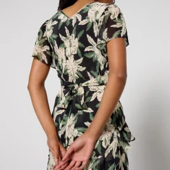 Dresses|Dresses|RIXO Evie Floral-Print Silk Midi Dress - UK 6