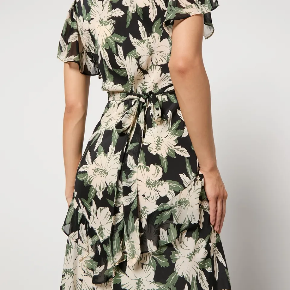 Dresses|Dresses|RIXO Evie Floral-Print Silk Midi Dress - UK 6