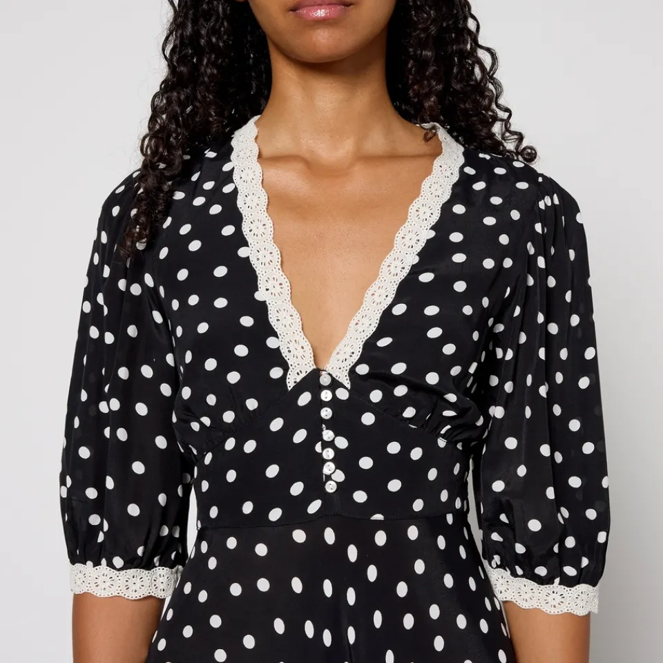 Dresses|Dresses|RIXO Juniper 2 Crepe Midi Dress - UK 8