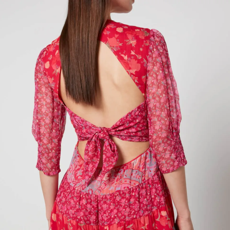 Dresses|Dresses|RIXO Kristen Printed Crepe Midi Dress - XS/UK 8