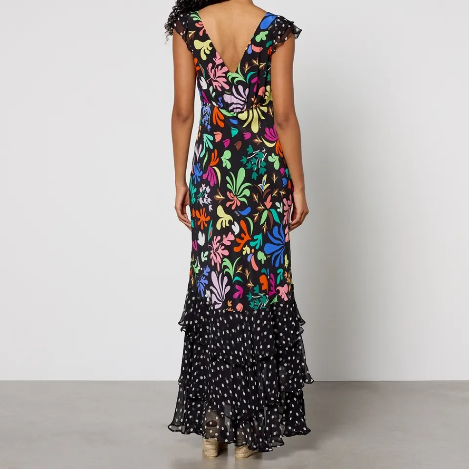 Dresses|Dresses|RIXO Ossy 2 Silk Midi Dress - UK 10